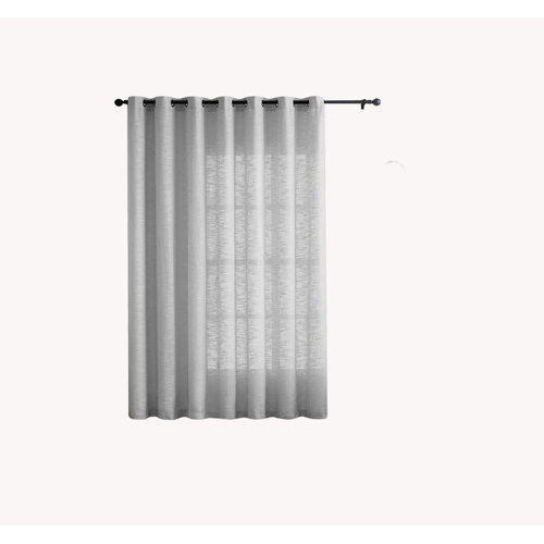 Ebern Designs Debrosse Linen SemiSheer Curtains / Drapes Panel